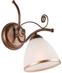 Lamkur Nástenná lampa RETRO II 1xE27/60W/230V bronz patina LA09667