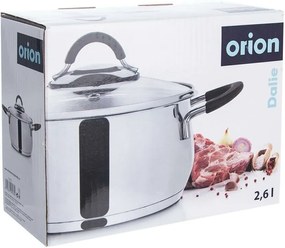 Orion Kastról nerez DALIE 2,6 l sklenená pokrievka