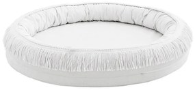 Hniezdo pre deti so strapcami biela 110cm