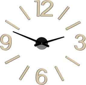 SENTOP | Nalepovacie nástenné hodiny do obývačkay | SENTOP X0067-Wall clock 2D HEU+ analógové