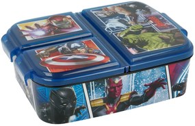 Detský multibox na desiatu Avengers - MARVEL s 3 priehradkami