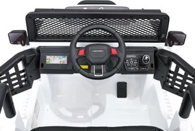 Elektrické autíčko Jeep BEAST 4x4 biele