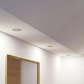 Eglo 902253 - SADA 3× LED kúpeľňových podhľadových svietidiel BARRANCO, 1×GU10/4,5W/230V, IP44, chróm