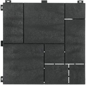 Gumová dlaždica STONE MOSAIC 30 x 30 cm, antracit MHEU5100103