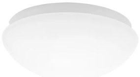 KANLUX Vonkajšie stropné osvetlenie RIDES, 1xE27, 25W, 28cm, okrúhle, biele, IP44