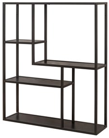 Nástenná polica Slim Line 90cm čierny jaseň