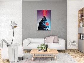 Gario Diamantové maľovanie Darth Vader Rozmery: 40 x 60 cm, Rámovanie: Iba zrolované plátno, Diamanty: Štvorcové
