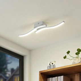 Lindby stropné LED Bisioma 2-pl. 4 000 K biele