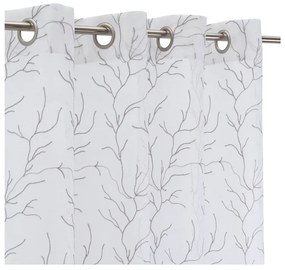 Bielo-sivá záclona 140x260 cm Coral – Casa Selección