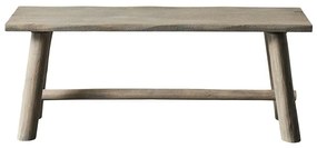 Muubs Drevená lavica RAJA 110 cm, šedo-hnedá