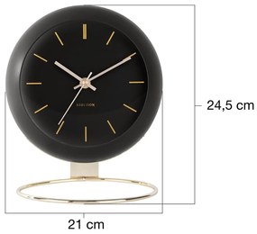 Stolové hodiny ø 21 cm Globe – Karlsson