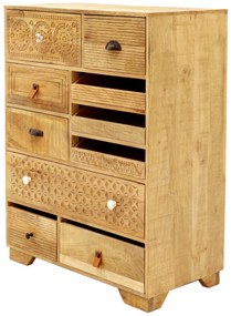 furniture-nabytek.cz - Rustikálna komoda z manga 90x115x45