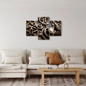 Obraz - Hodinové súčiastky (90x60 cm)