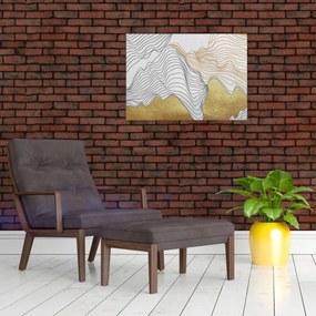 Sklenený obraz - Dekor III. (70x50 cm)