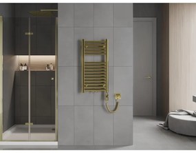 Mexen Hades, elektrické vykurovacie teleso 800 x 400 mm, 300 W, zlatá lesklá, W104-0800-400-2300-50