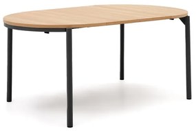 Okrúhly rozkladací jedálenský stôl s doskou v dubovom dekore v prírodnej farbe ø 90 cm Montuiri – Kave Home