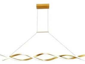 LED Luster na lanku TWIST LED/37W/230V 4000K 120 cm zlatá
