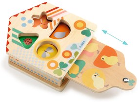 Drevený triediaci box - domček