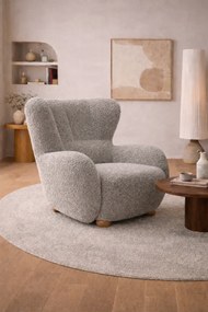 RELAXAČNÉ KRESLO PONCIO ROLF 06 SIVÁ