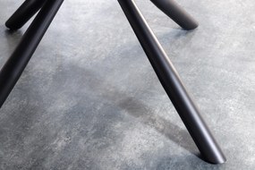 Retro stolička Big George biela otočná 360