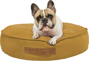 INTERMEDIC SK Okrúhly peliešok pre psa z plyšu s ortopedickou penou Farba: Béžová, Veľkosť: Priemer - 80 cm