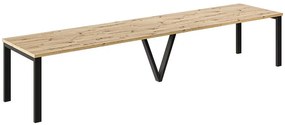 Rozkladací stôl 130-405 cm Titan dub Artisan