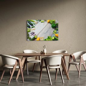 Obraz zeleniny (90x60 cm)