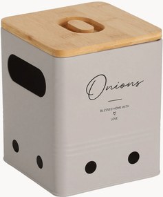 Kuchynská úložná dóza's bambusovým vekom Onions