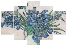 Obraz - Vincent van Gogh, Irises, reprodukcia (150x105 cm)