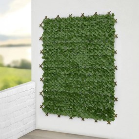 Zelená plastová balkónová zástena 300x100 cm Ivy – Maximex