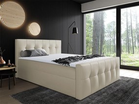 Kontinentálna posteľ Larnaka, Rozmer postele: 160x200, Dostupné poťahy: ekokoža Soft 033