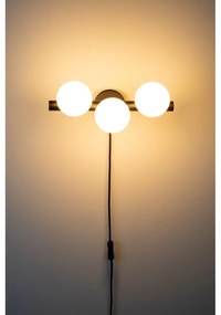 Čierno-biele nástenné svietidlo Monica – White Label