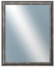 DANTIK - Zrkadlo v rámu, rozmer s rámom 40x50 cm z lišty TRITON cín (2146)