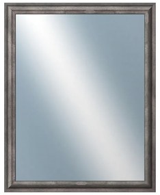 DANTIK - Zrkadlo v rámu, rozmer s rámom 40x50 cm z lišty TRITON cín (2146)
