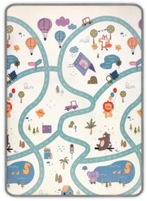 Rolovacia podložka pre deti Kinder 120x178 cm - zvieratá