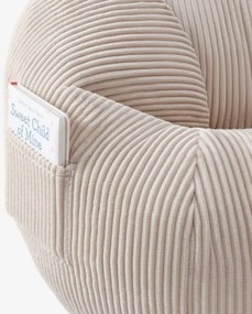 Sedací vak s podnožkou COMFY 3.0 béžový