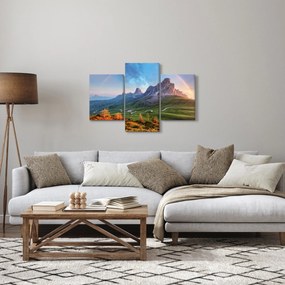Obraz dúhy nad skaliskami (90x60 cm)