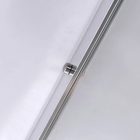 BPS-koupelny Päťuholníkový sprchovací kút KZ91B 90x90 chróm/transparent - bez vaničky