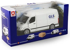 RAPPA Kovové autíčko GLS s otváracími dverami - 14 cm