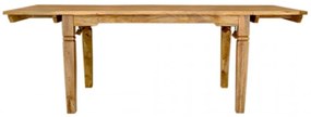 furniture-nabytek.cz - Jídelní stůl z masivu rozkládací až pro 10 osob z dřeva mango 140/220x90