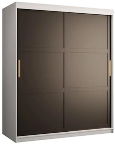 Skriňa Amiro 1 150 biely/čierny