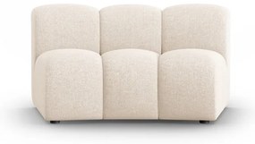 Krémovobiely modul pohovky (stredový diel) Lupine – Micadoni Home