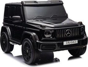 LEAN CARS Elektrické autíčko Mercedes G63 XXL čierne lakované 4x4 24V