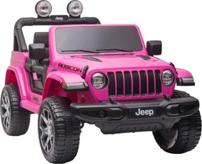 LEAN CARS Batéria pre vozidlo Jeep Wrangler Rubicon DK-JWR555 Pink
