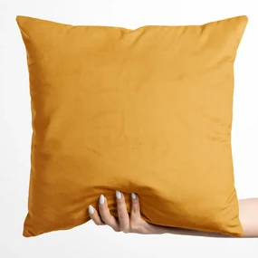 Biante Zamatová obliečka na vankúš Velvet Prémium SVP-008 Medová 40 x 60 cm
