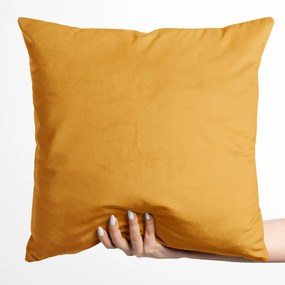 Biante Zamatová obliečka na vankúš Velvet Prémium SVP-008 Medová 50 x 60 cm