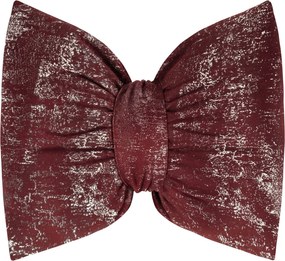 DEKORAČNÝ VANKÚŠ KOKARDA1 45X55 CM BORDOVÁ