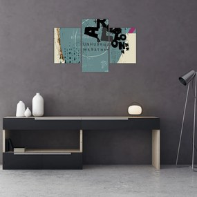 Obraz - Lietajúci balón s dúhou (90x60 cm)