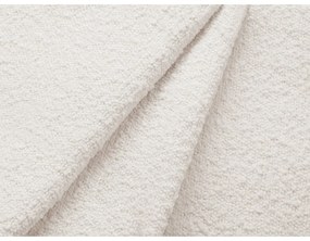 Biely vankúš na gauč z textílie buklé Poppy – Micadoni