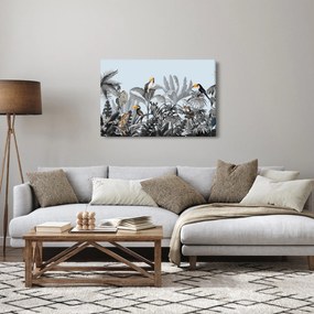 Obraz zvierat v tropickom lese (90x60 cm)